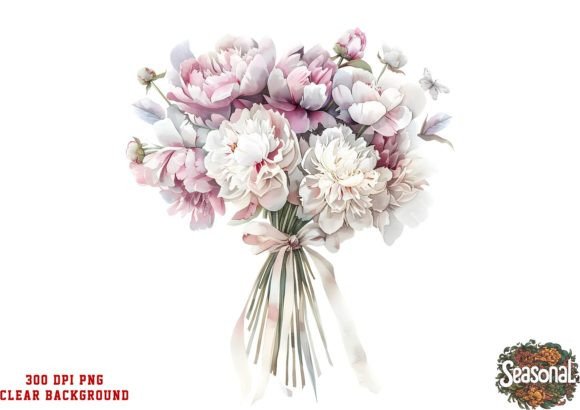 Download Pink Peonies Watercolor Sublimation - Peonies Collection