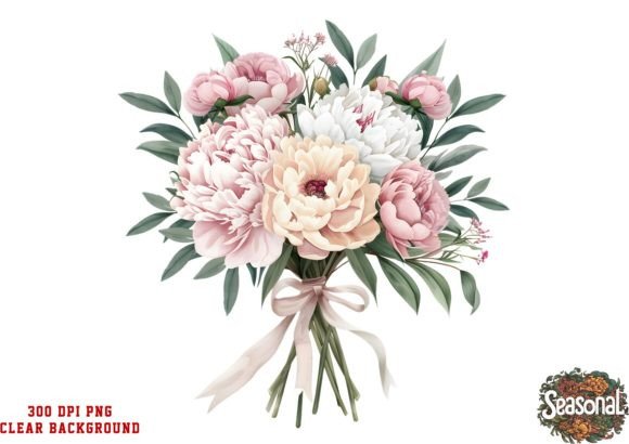 Download Pink Peonies Watercolor Sublimation - Peonies Collection