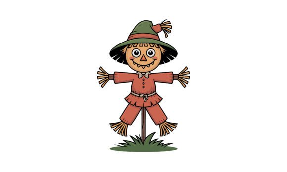 Download Cartoon Scarecrow Illustration - Scarecrow illustration Collection