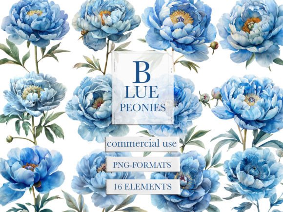Download Peony Plant, Peonies Art Print Clipart - Premium Bundle