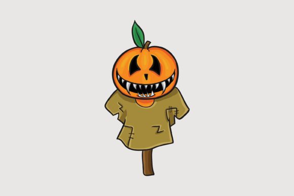 Download Halloween Happy Scarecrow Illustration - Scarecrow illustration Collection